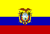 Flagge Ecuador