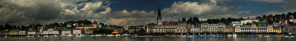 Luzern beim Einduckeln