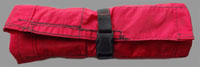 Tasche gerollt